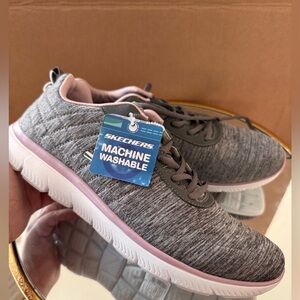 Skechers Lite-Weight Womens Shoes Memory Foam Training SNEAKERS